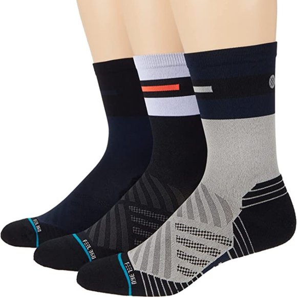 Stance Duration Performance Feel 360 Crew Socks A448C21DUR 3-Pack L 9-13